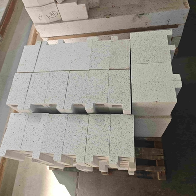AZS Bricks For Glass Melting Furnaces Refractory Bricks Customizable